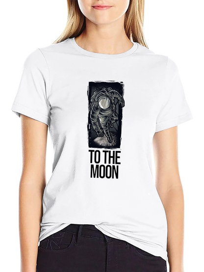 To The Moon Astronaut Graphic T-Shirt