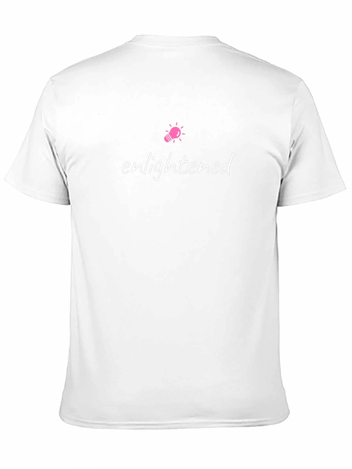 Enlightened Graphic Tee - Black Crew Neck T-Shirt