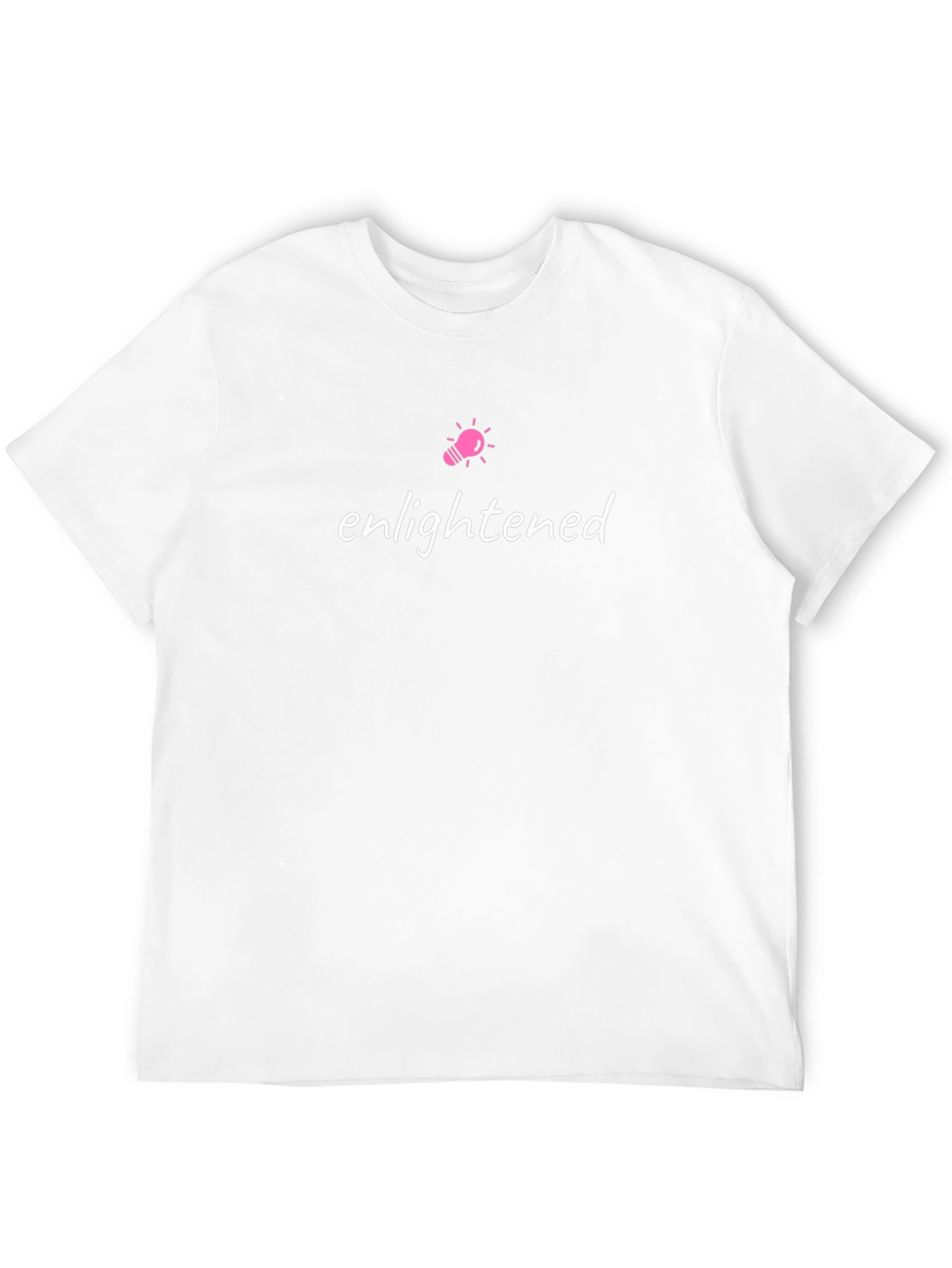 Enlightened Graphic Tee - Black Crew Neck T-Shirt