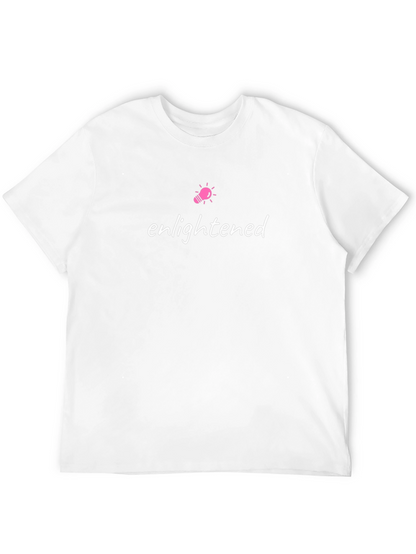 Enlightened Graphic Tee - Black Crew Neck T-Shirt