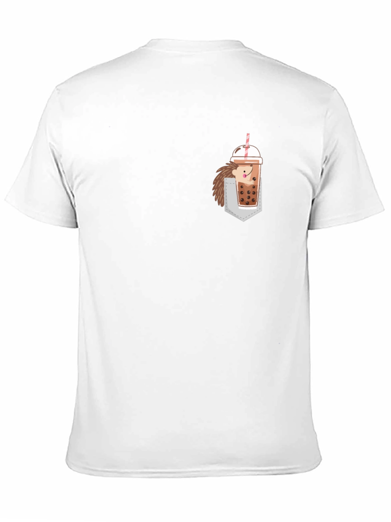 Pocket Hedgehog Boba Tea T-Shirt