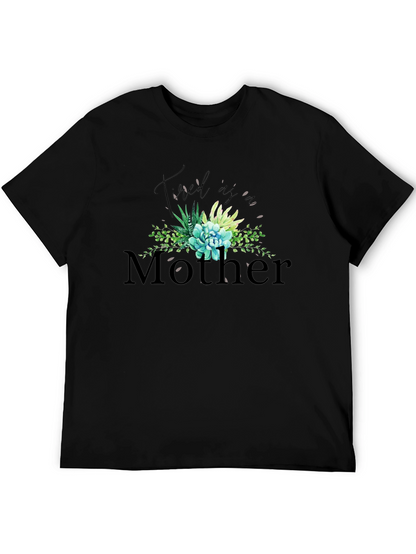 Tired As A Mother Graphic Tee - Black