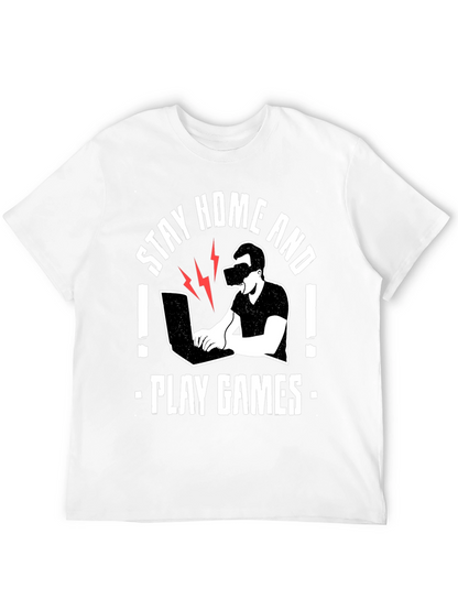 Stay Home and Play Games T-Shirt