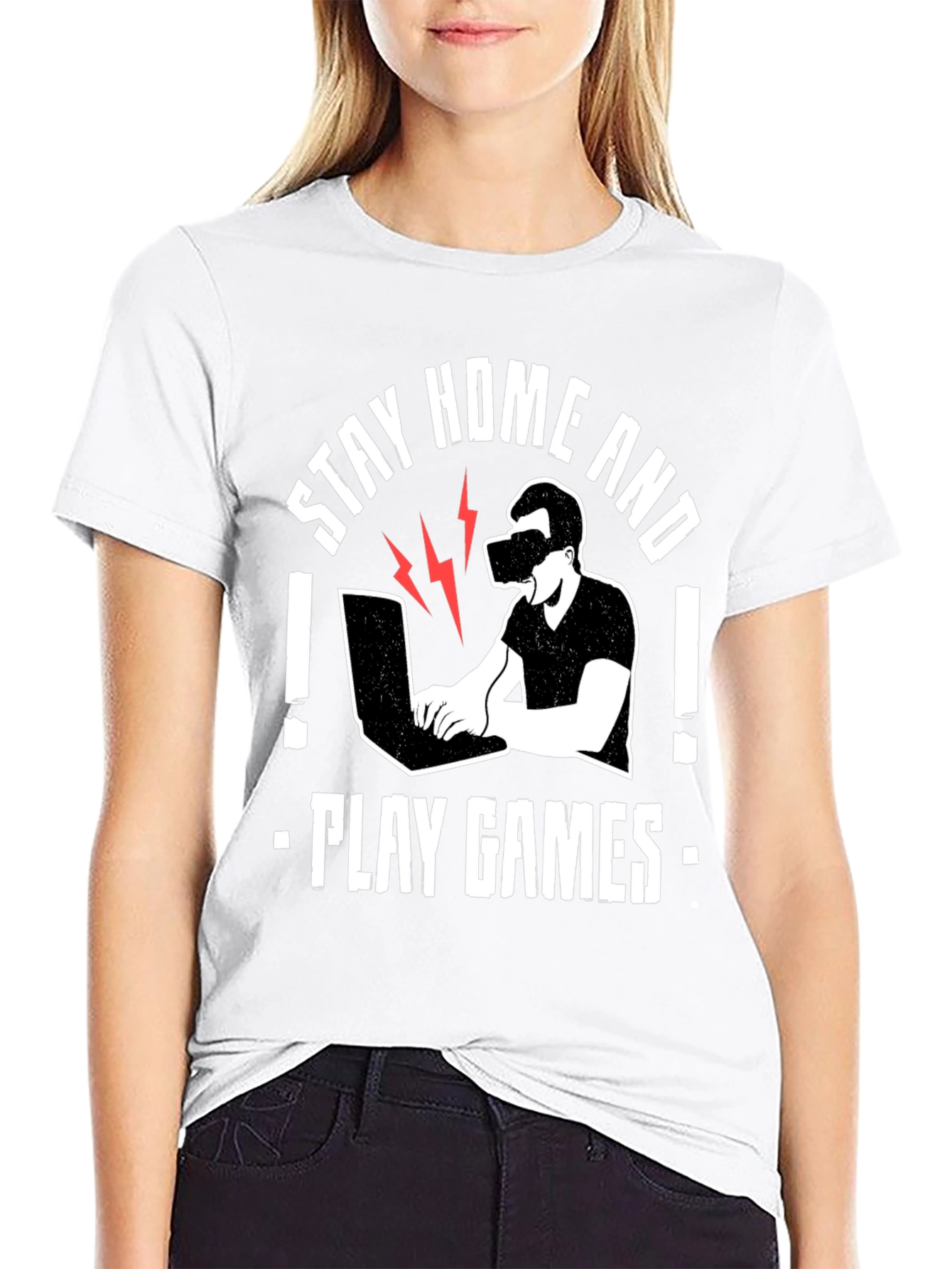 Stay Home and Play Games T-Shirt