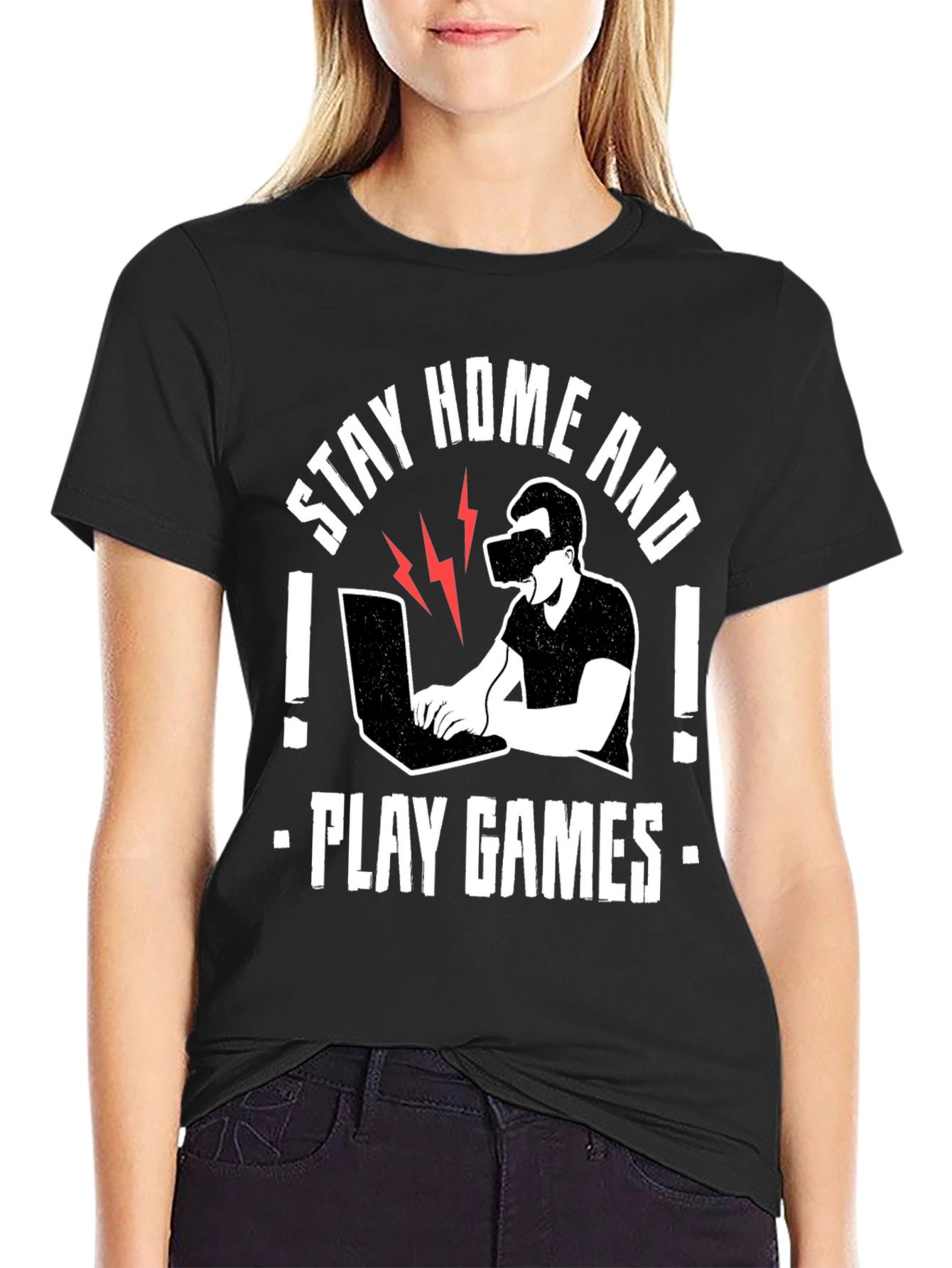 Stay Home and Play Games T-Shirt