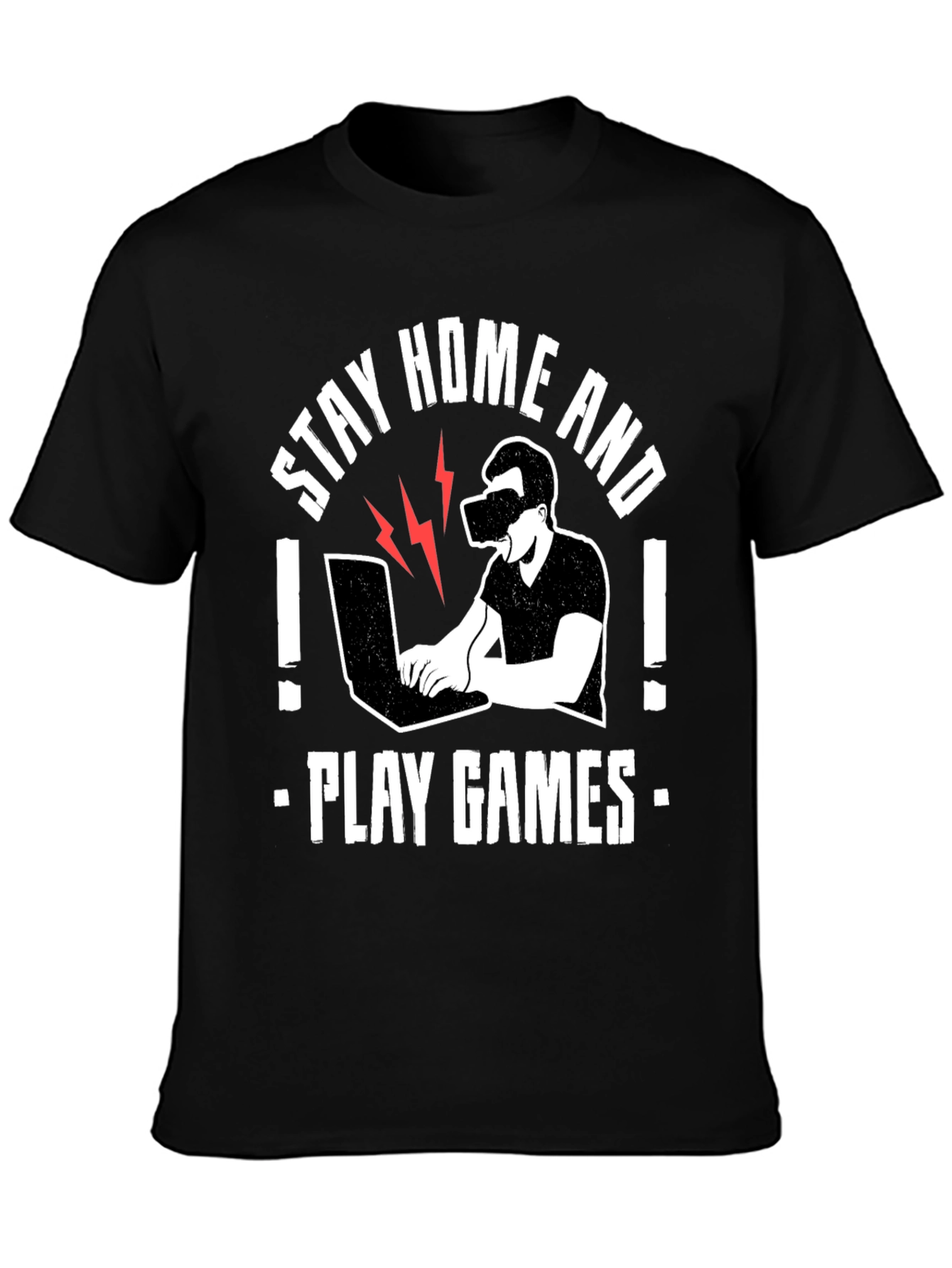 Stay Home and Play Games T-Shirt