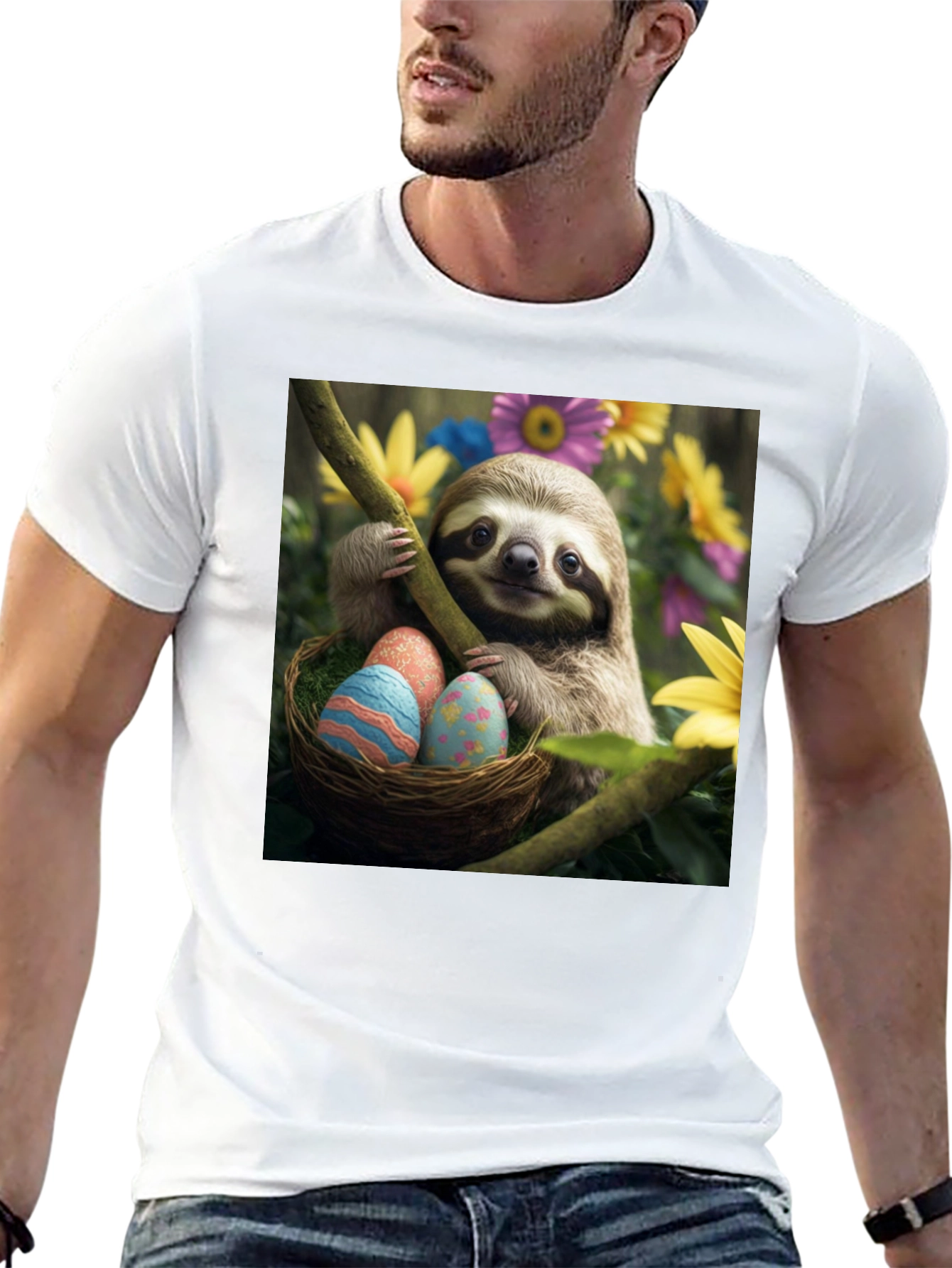 Sloth Easter Egg Hunt T-Shirt