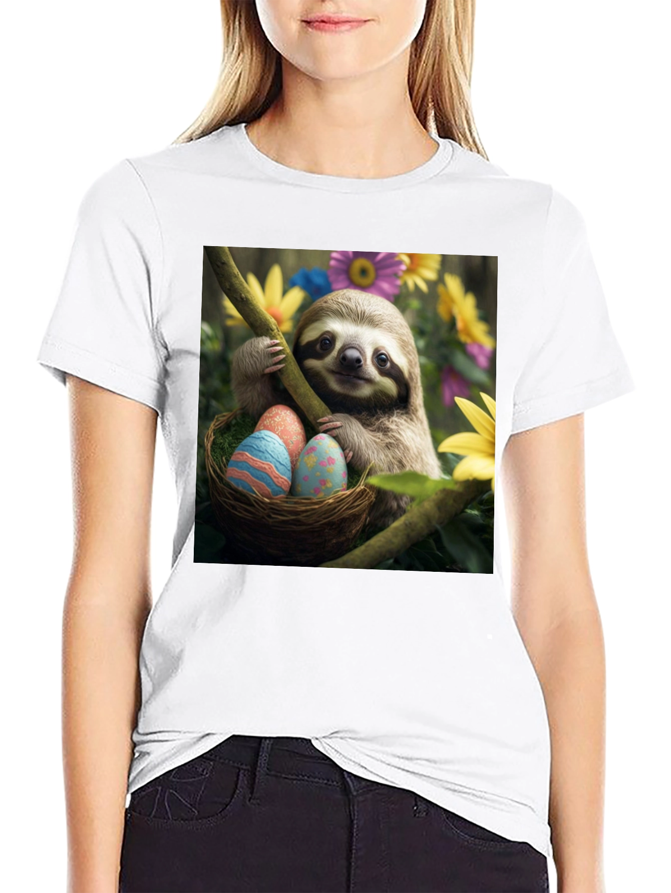 Sloth Easter Egg Hunt T-Shirt