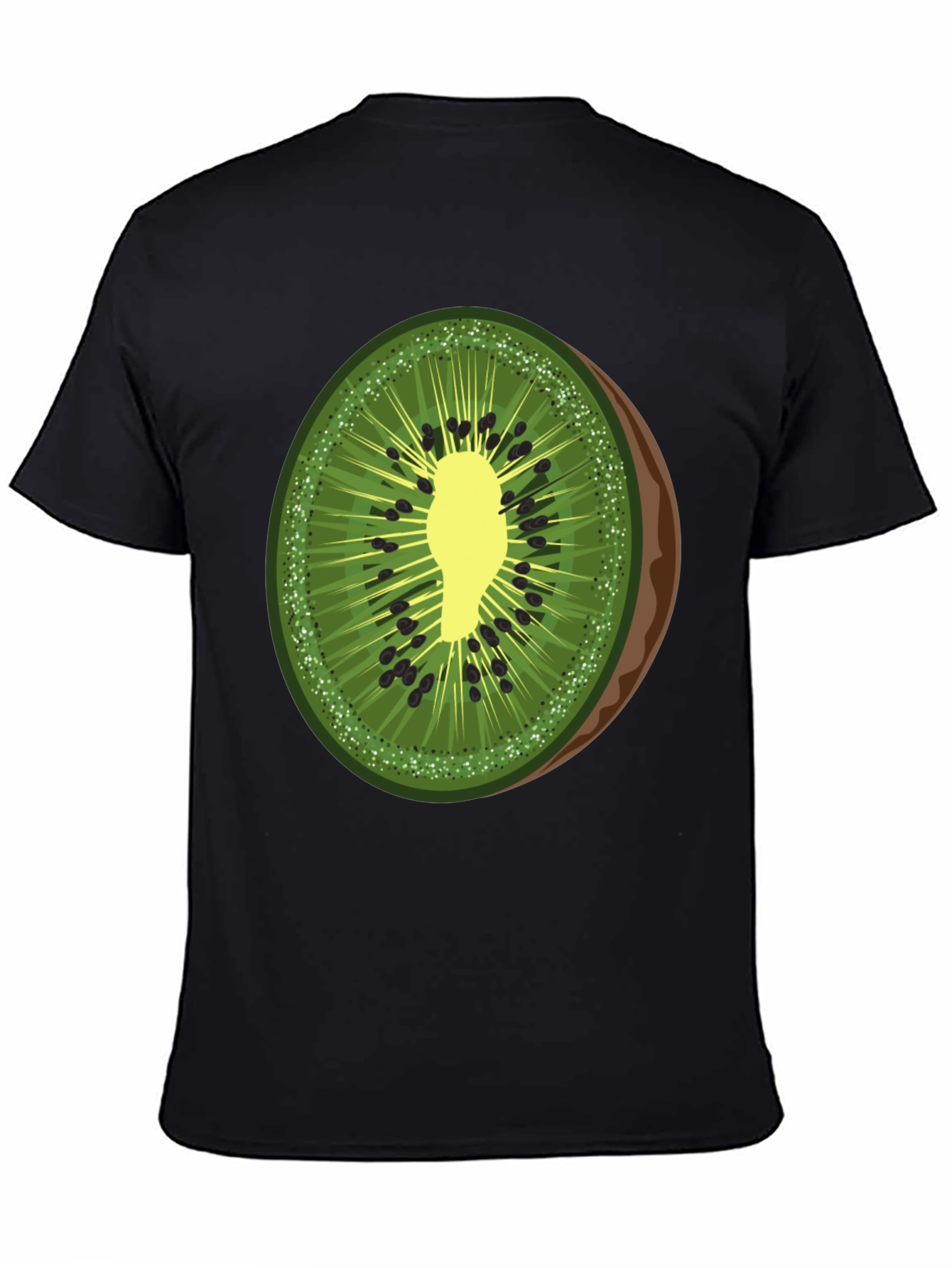Kiwi Slice Graphic T-Shirt - Fresh Fruit Tee