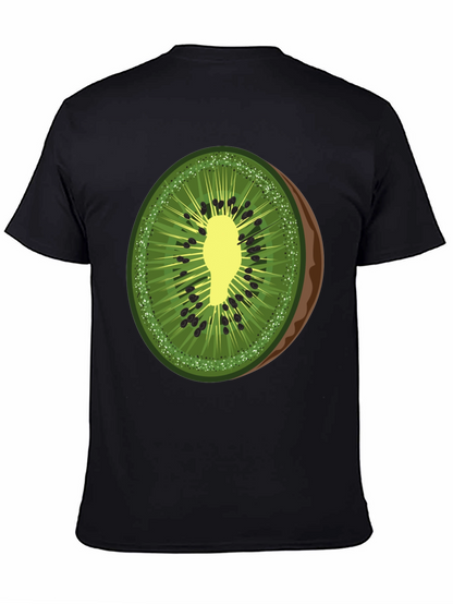 Kiwi Slice Graphic T-Shirt - Fresh Fruit Tee