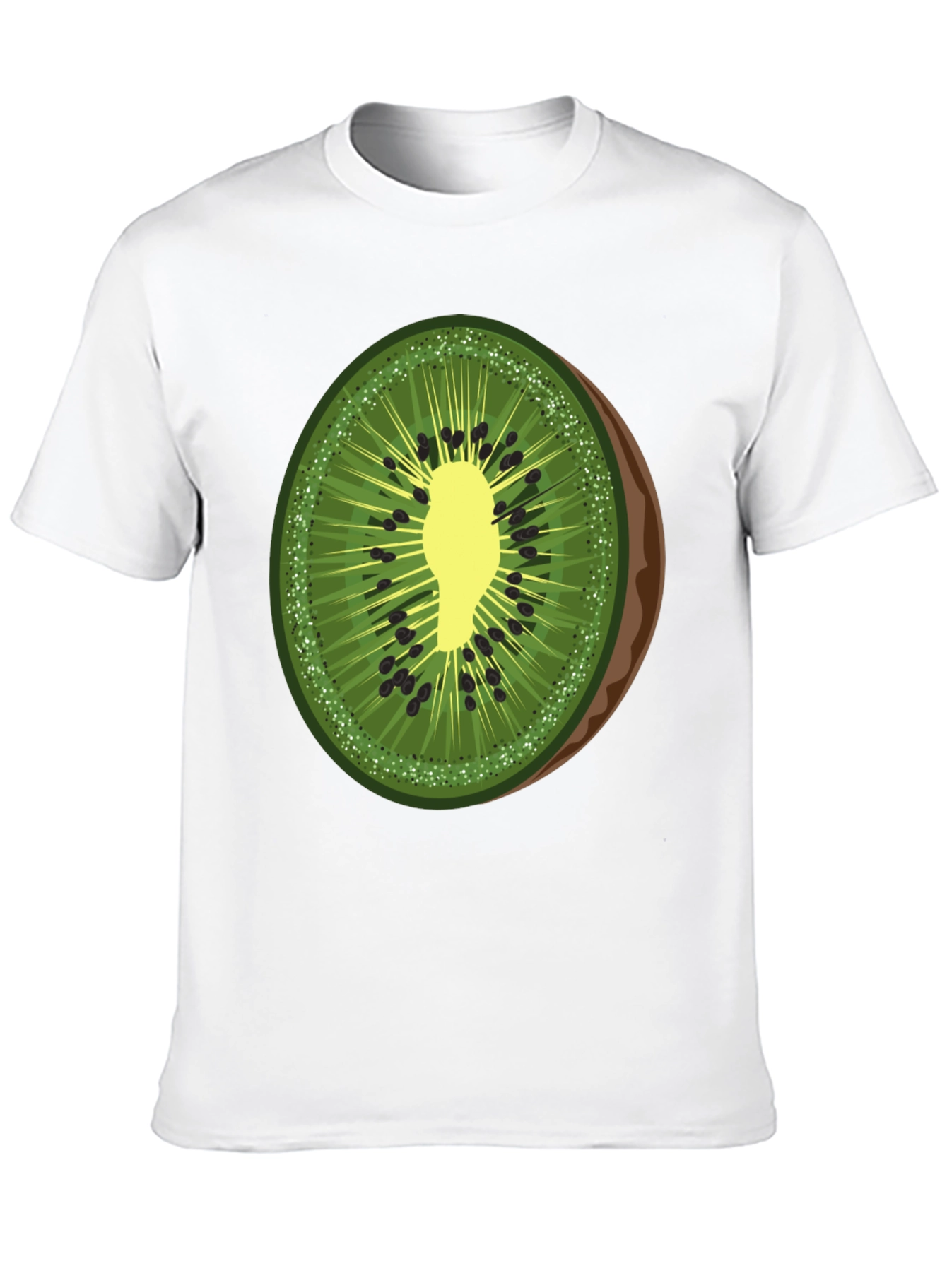Kiwi Slice Graphic T-Shirt - Fresh Fruit Tee