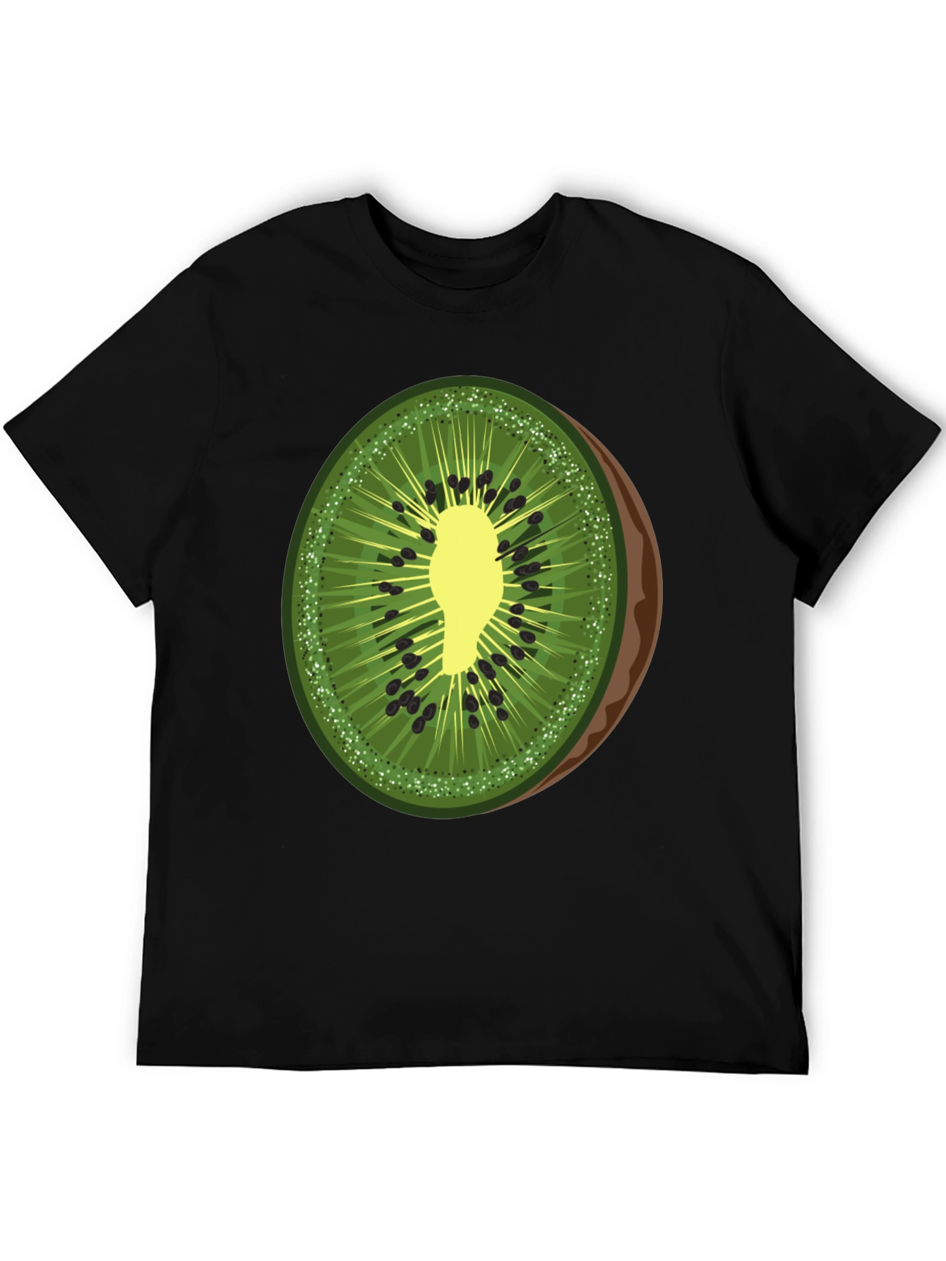 Kiwi Slice Graphic T-Shirt - Fresh Fruit Tee