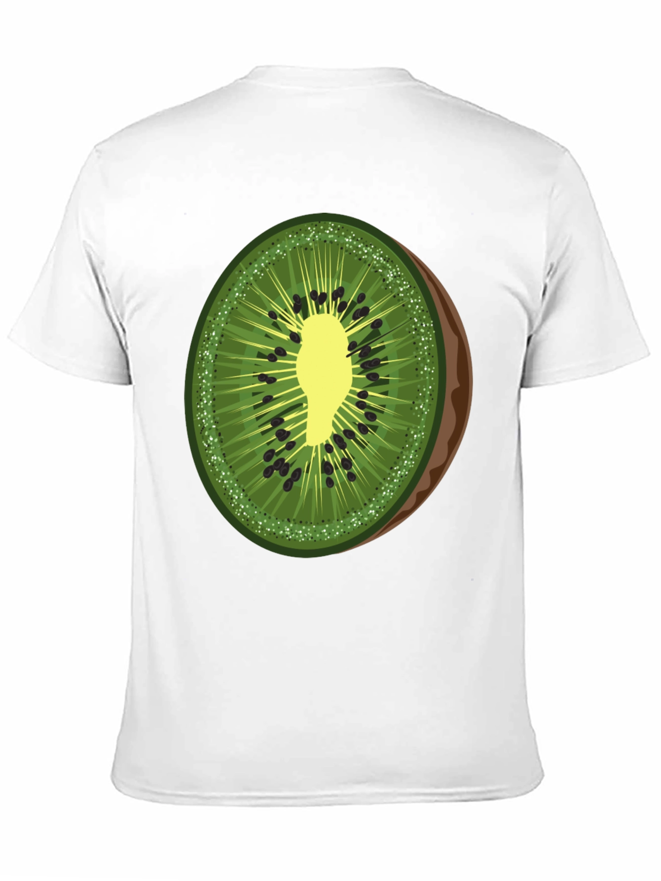 Kiwi Slice Graphic T-Shirt - Fresh Fruit Tee