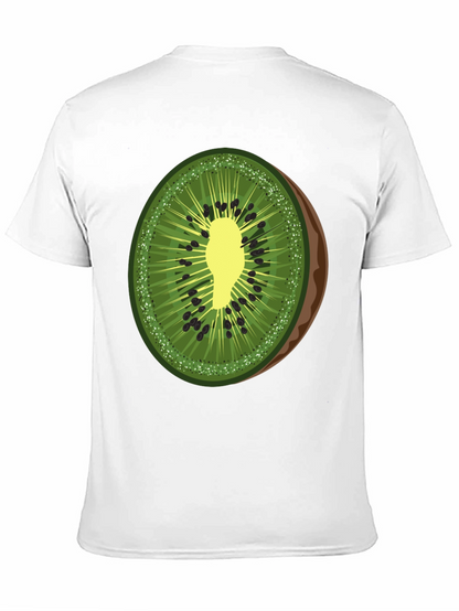 Kiwi Slice Graphic T-Shirt - Fresh Fruit Tee