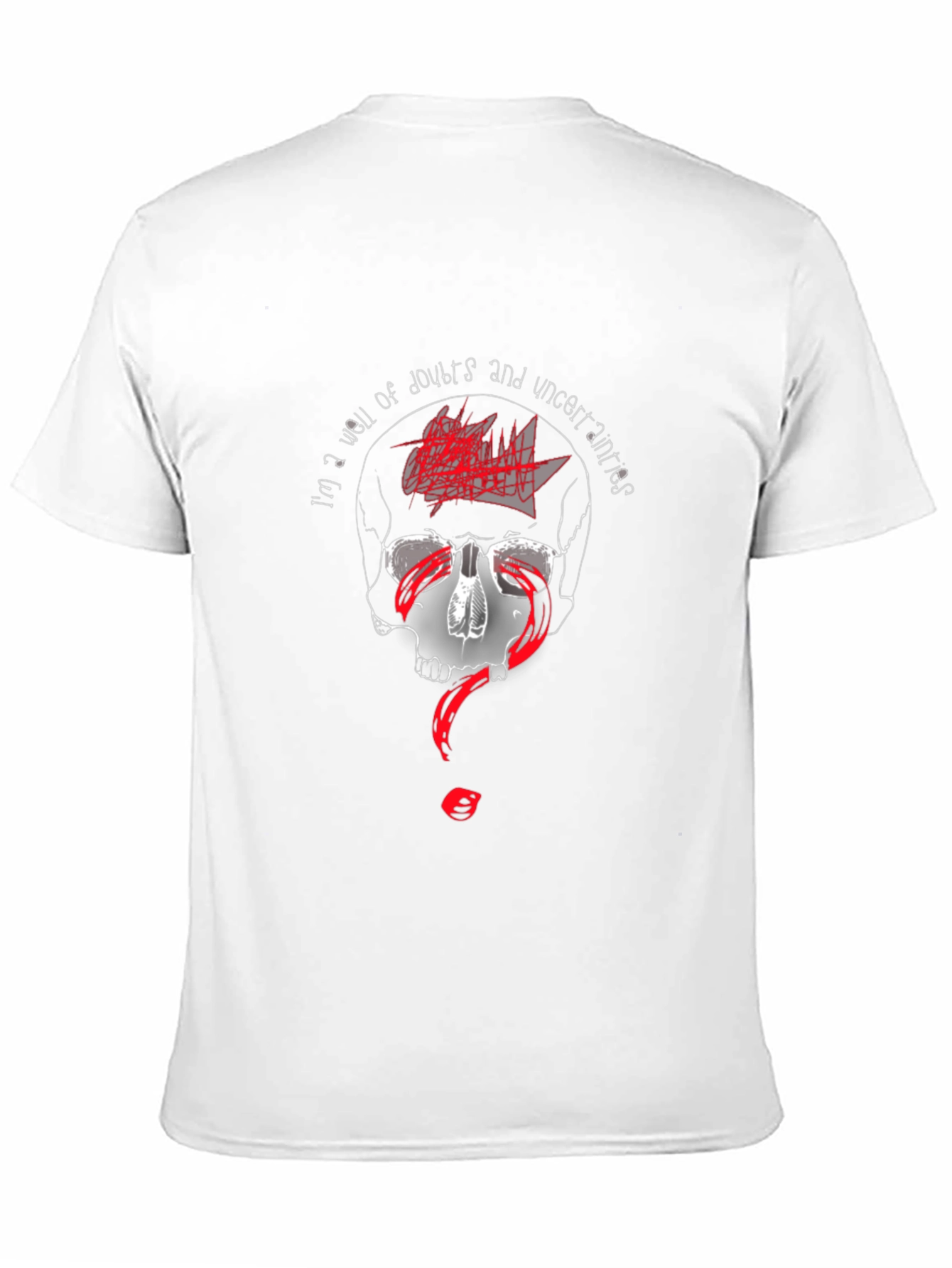 Skull of Doubts Graphic Tee - Black