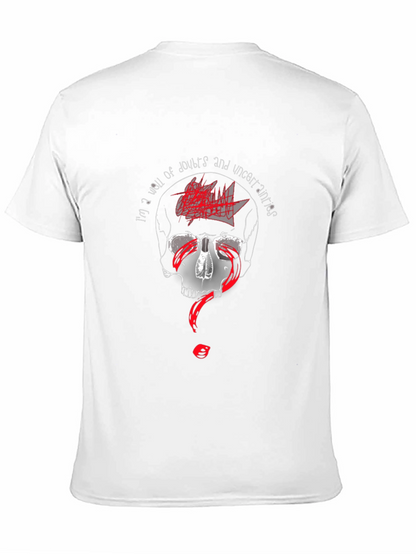 Skull of Doubts Graphic Tee - Black