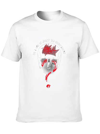Skull of Doubts Graphic Tee - Black