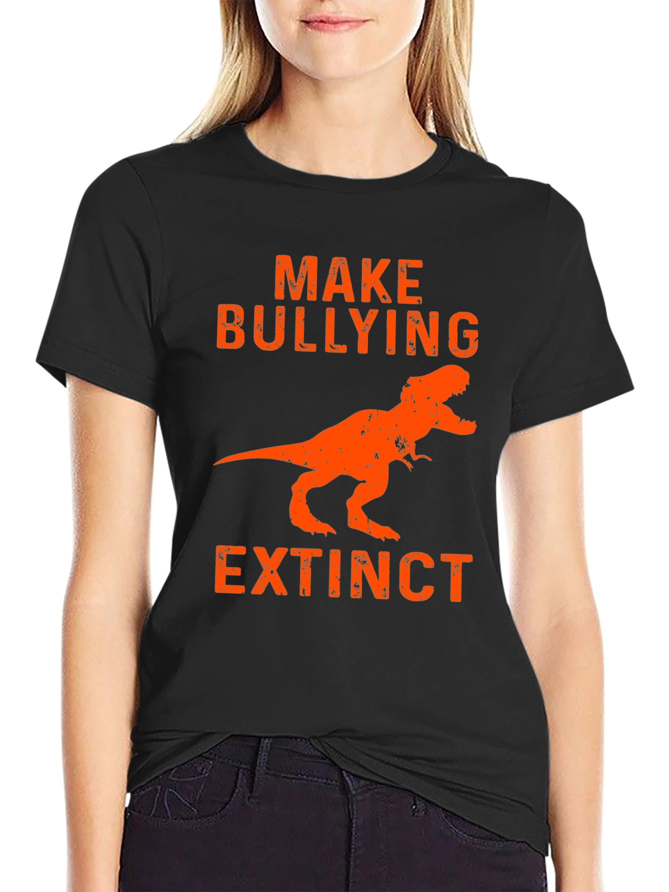 Make Bullying Extinct T-Rex Graphic Tee