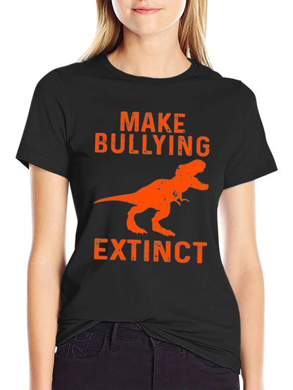 Make Bullying Extinct T-Rex Graphic Tee