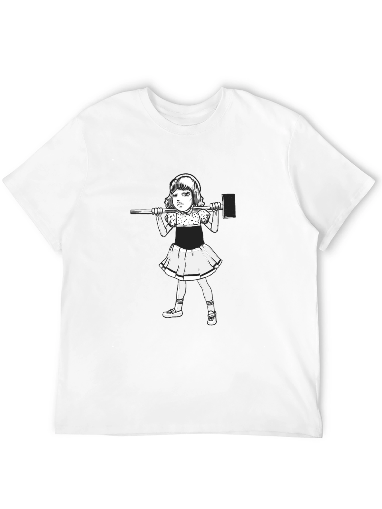 Hammer Girl Graphic Tee - Black
