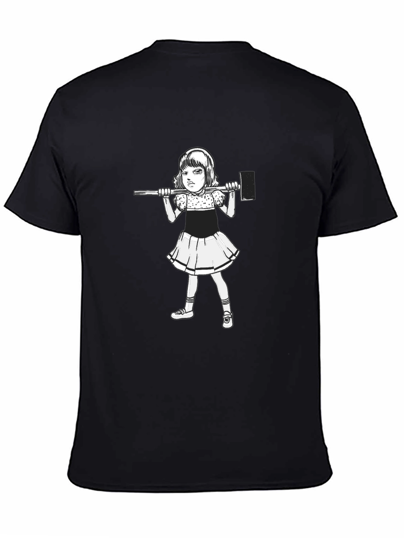 Hammer Girl Graphic Tee - Black