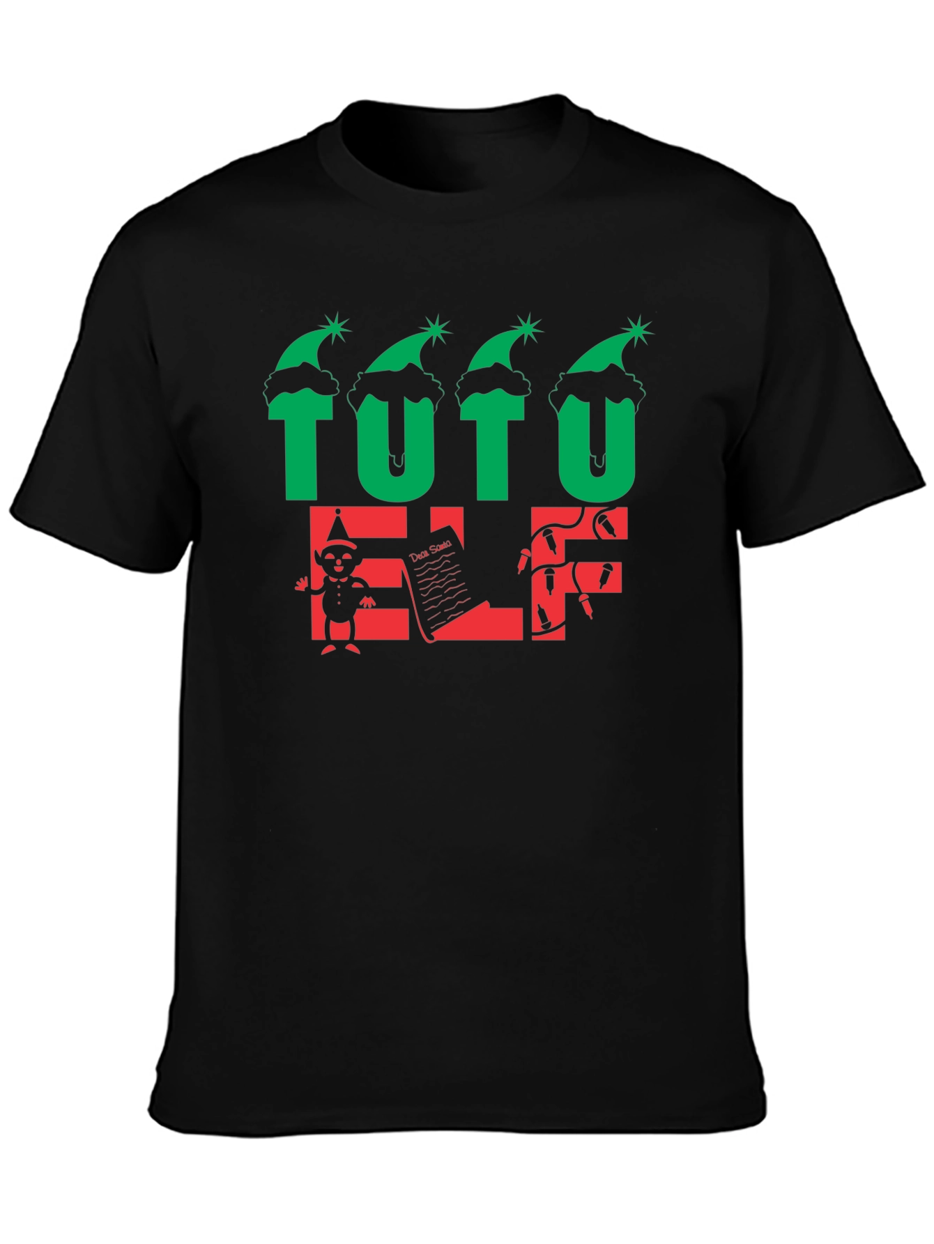 Tutu Elf Holiday Graphic T-Shirt
