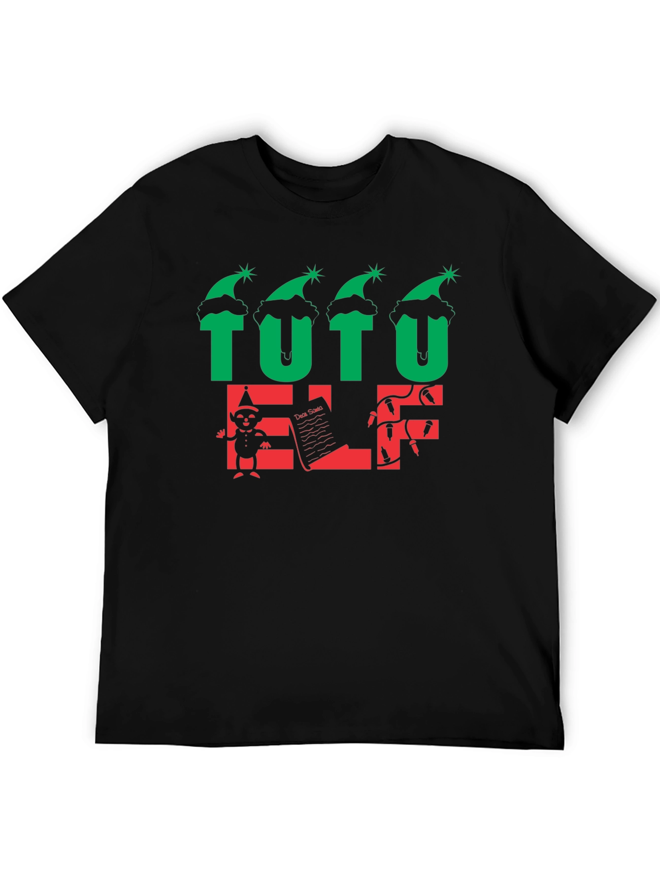 Tutu Elf Holiday Graphic T-Shirt
