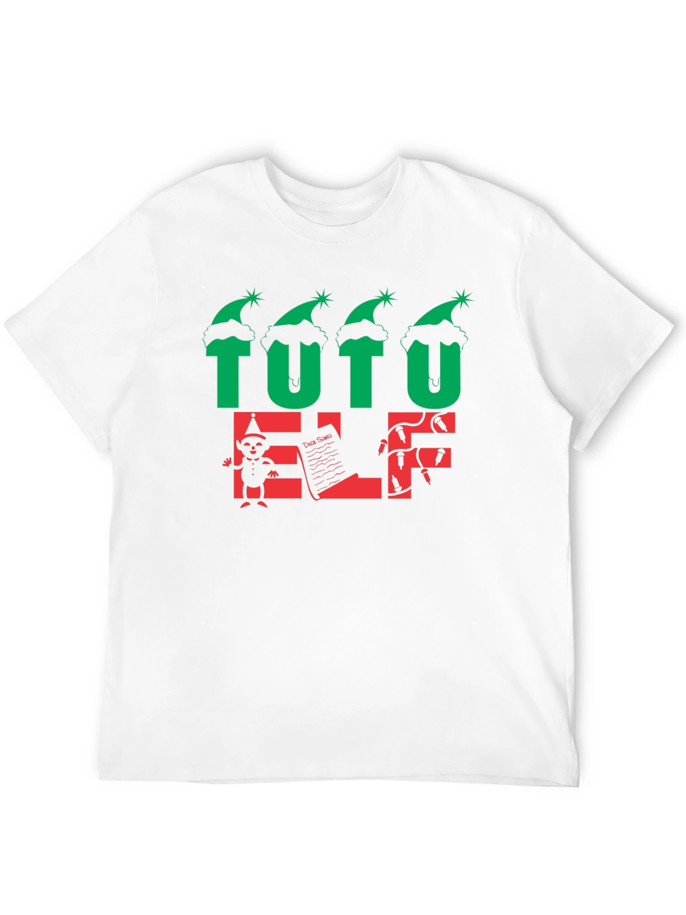 Tutu Elf Holiday Graphic T-Shirt