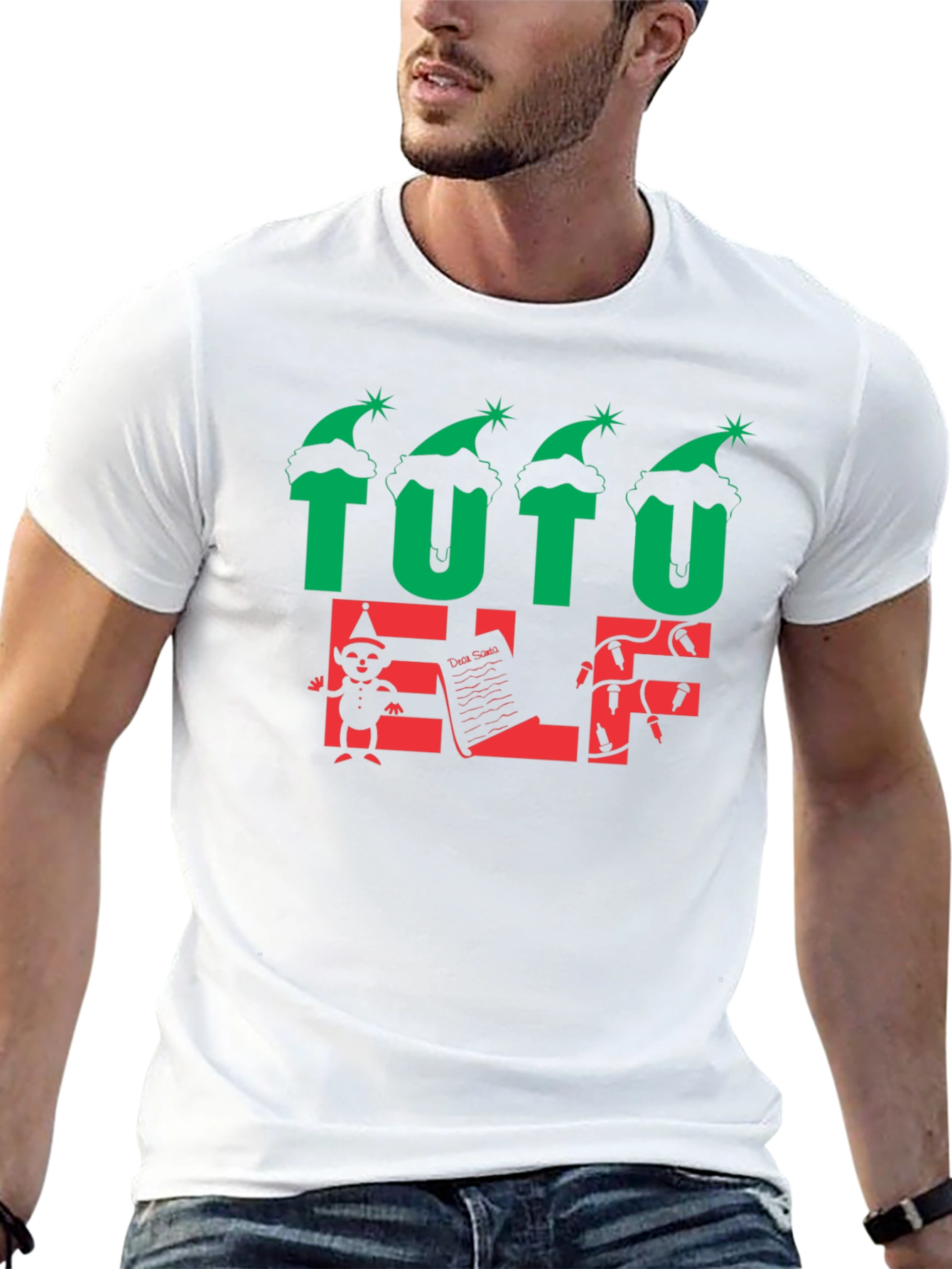 Tutu Elf Holiday Graphic T-Shirt