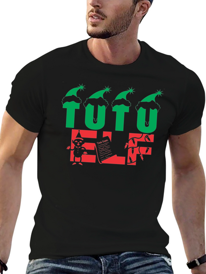 Tutu Elf Holiday Graphic T-Shirt