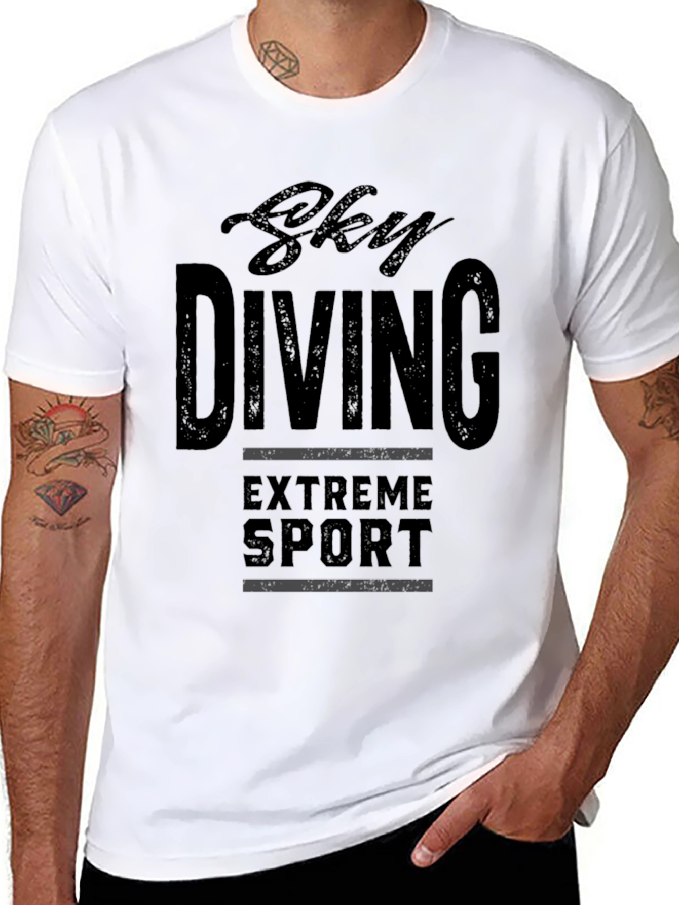 Sky Diving Extreme Sport T-Shirt