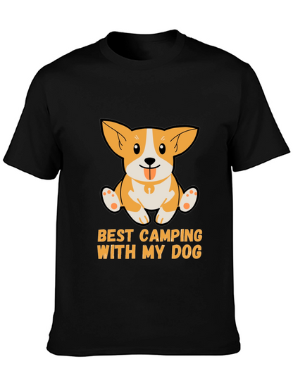 Camping With My Dog T-Shirt