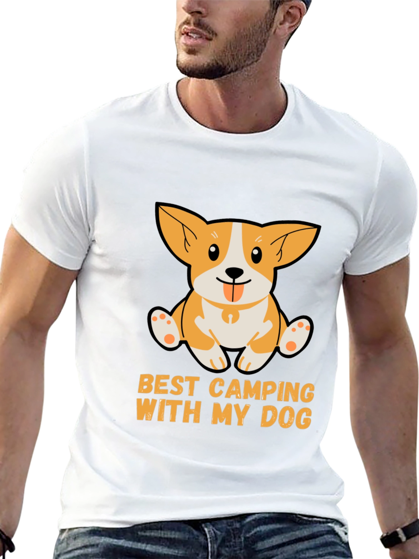 Camping With My Dog T-Shirt