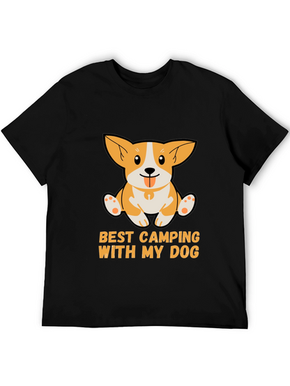 Camping With My Dog T-Shirt