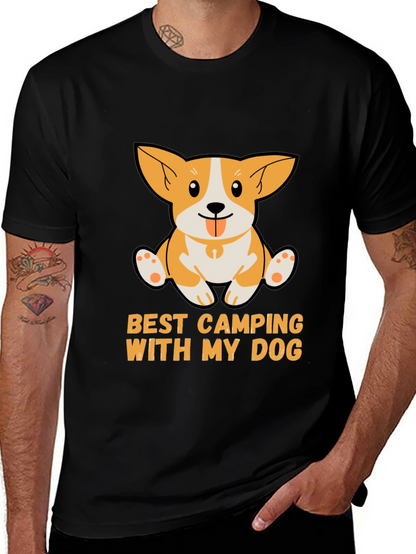 Camping With My Dog T-Shirt