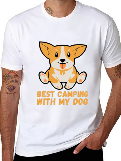 Camping With My Dog T-Shirt