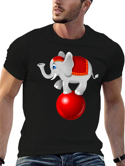 Circus Elephant Graphic T-Shirt - Fun & Stylish