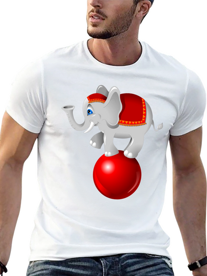 Circus Elephant Graphic T-Shirt - Fun & Stylish