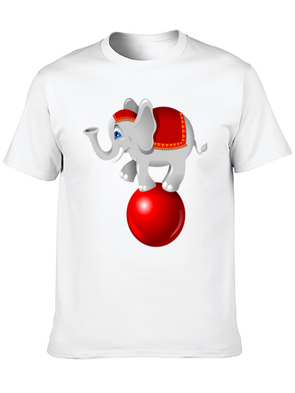 Circus Elephant Graphic T-Shirt - Fun & Stylish