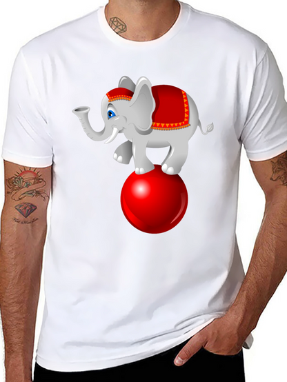 Circus Elephant Graphic T-Shirt - Fun & Stylish
