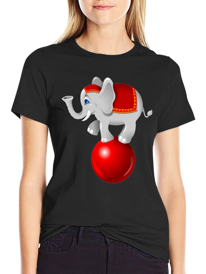Circus Elephant Graphic T-Shirt - Fun & Stylish
