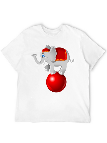 Circus Elephant Graphic T-Shirt - Fun & Stylish