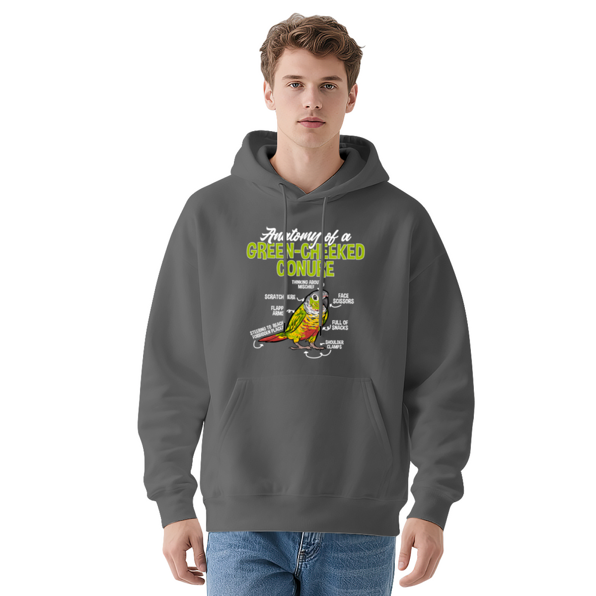 Premium Graphic Hoodie - Humorous Diagram Titled