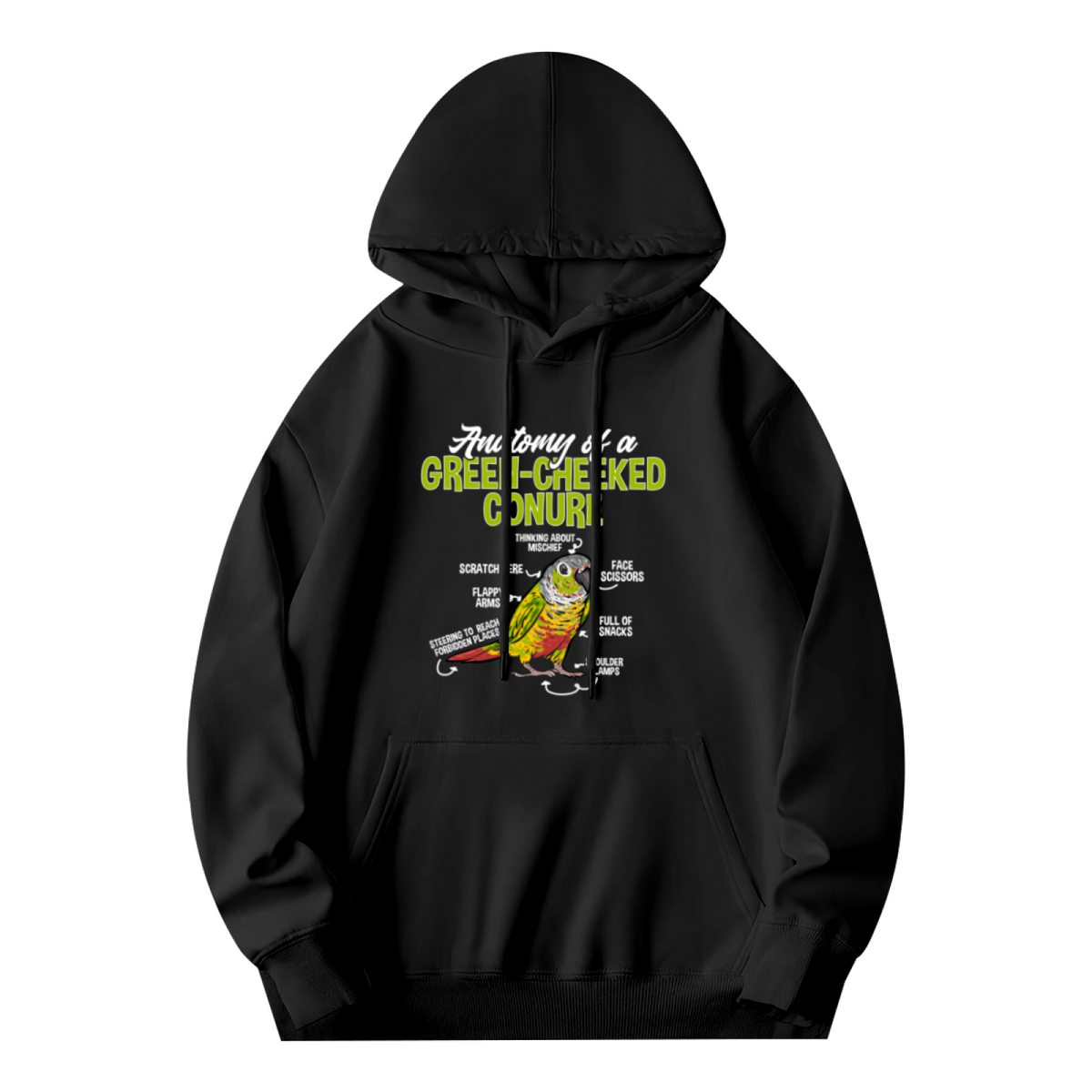 Premium Graphic Hoodie - Humorous Diagram Titled
