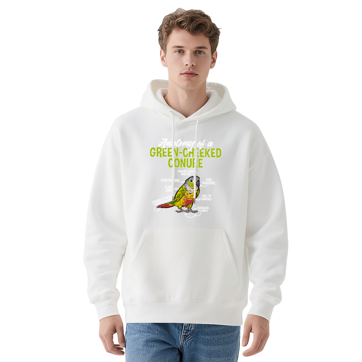 Premium Graphic Hoodie - Humorous Diagram Titled
