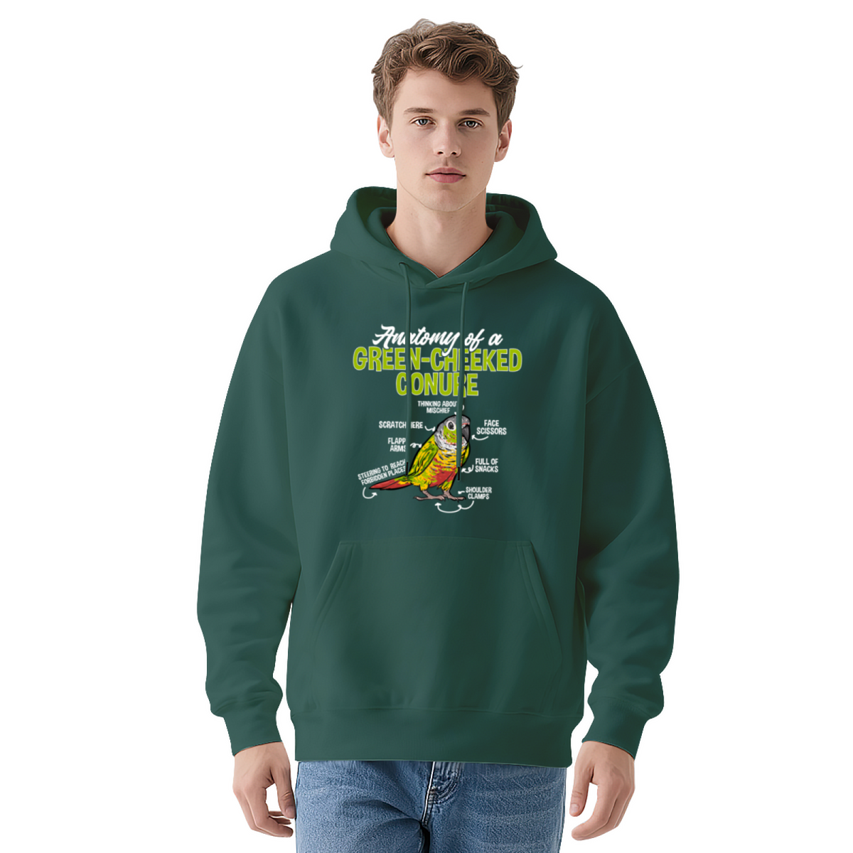 Premium Graphic Hoodie - Humorous Diagram Titled