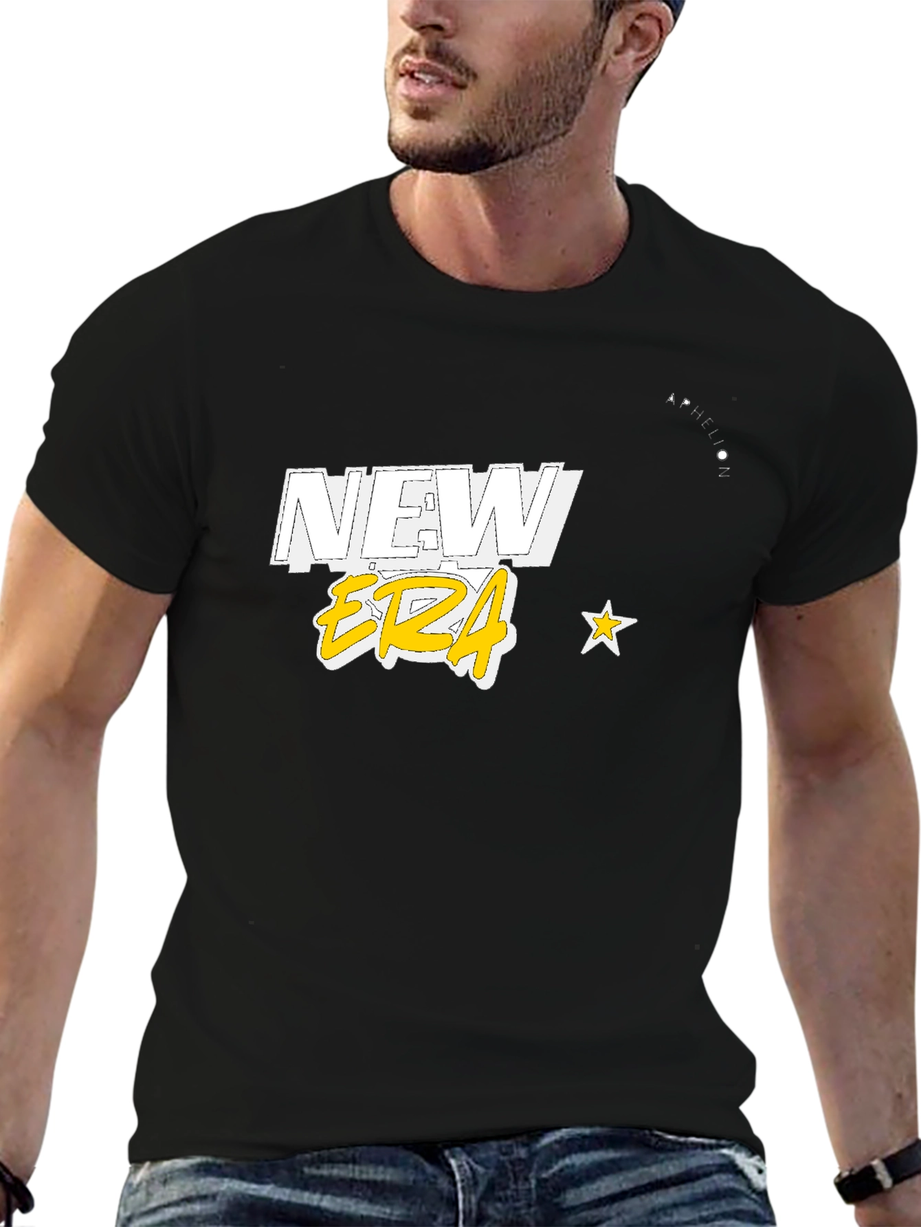 New Era Graphic Black T-Shirt