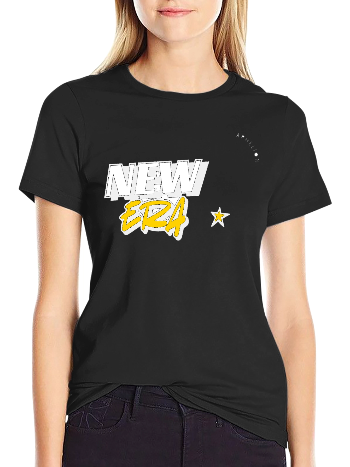 New Era Graphic Black T-Shirt