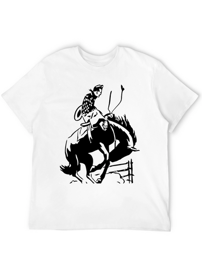 Black Rodeo Rider Graphic Tee