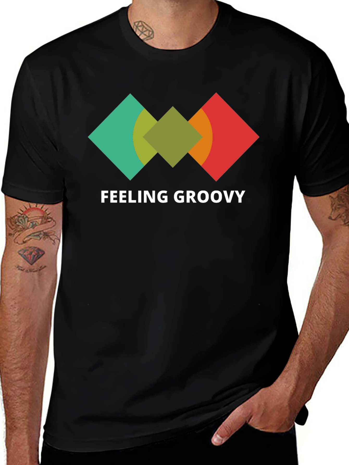 Feeling Groovy Graphic Tee - Retro Style